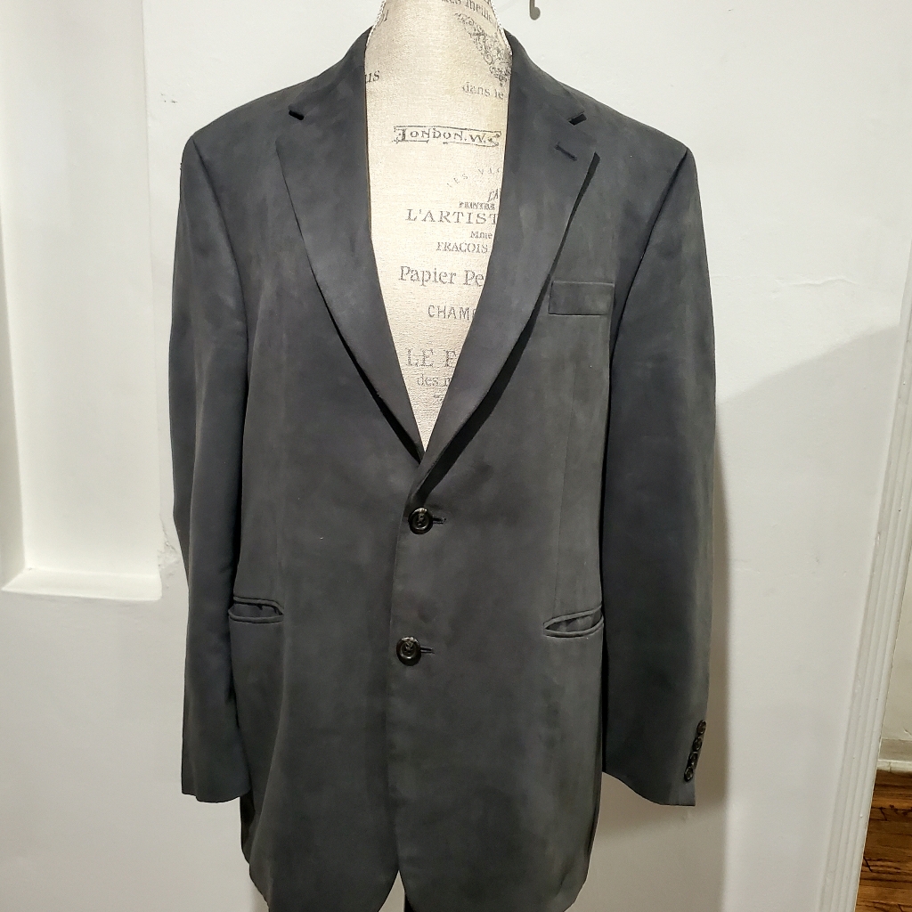 Ralph Lauren Faux Suede Blazer, 44r